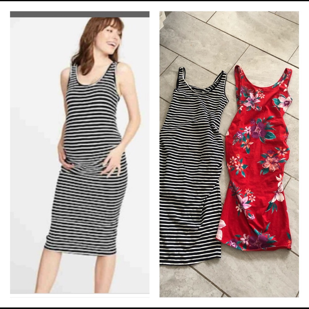 Old Navy Tank Maternity Dress Bundle XS
